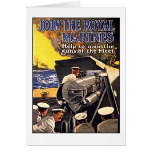 Vintag Royal Marines Poster