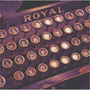 Vintag Royal Schreibwriter Aufkleber