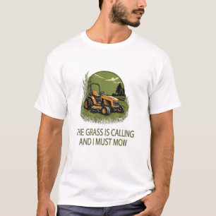 Vintag ruft das Gras, und ich muss flink mähen T-Shirt