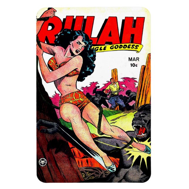 Vintag Rulah 1949 Comic Magnet (Vertikal)