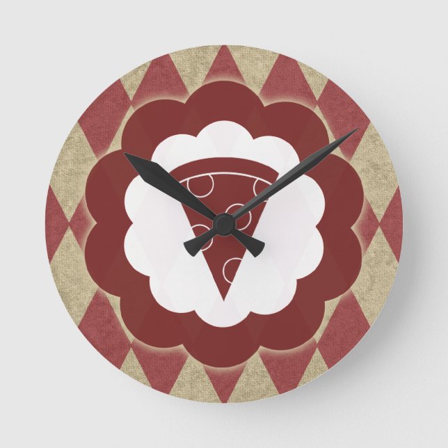 Vintag Runde Wanduhr (Vorderseite)