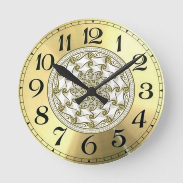 Vintag Runde Wanduhr (Vorderseite)