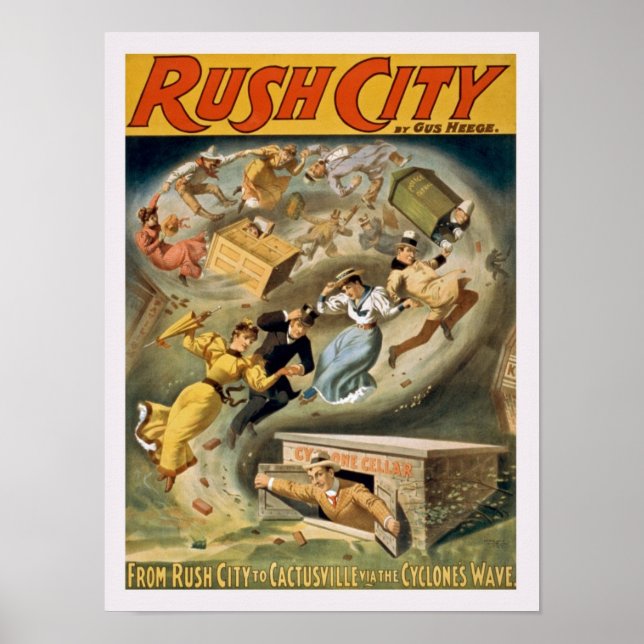 Vintag Rush City Poster (Vorne)