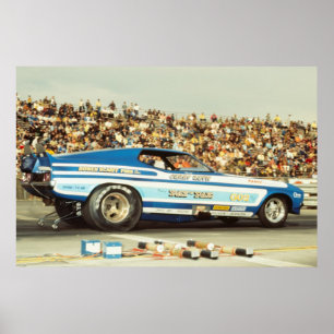Vintag Ruth Mustang Print Poster
