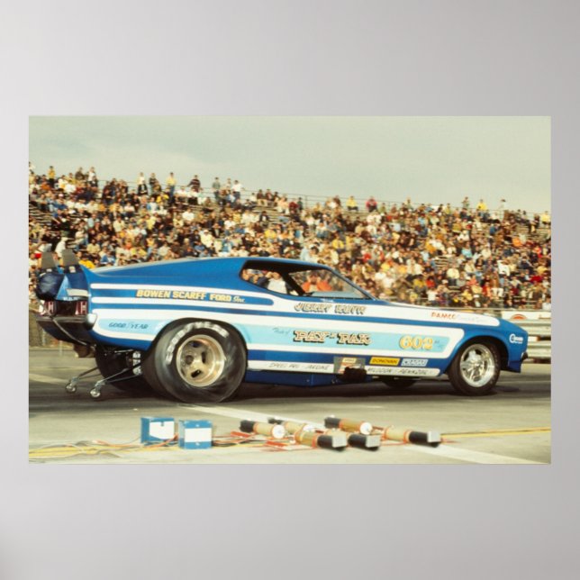 Vintag Ruth Mustang Print Poster (Vorne)