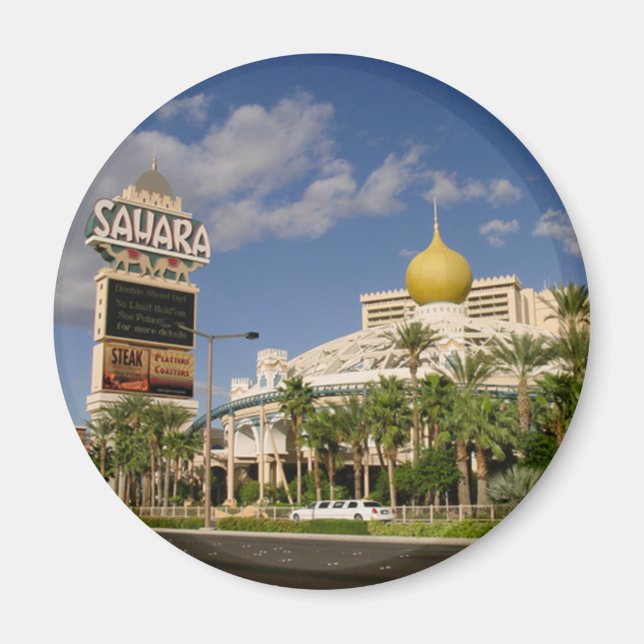 Vintag Sahara Hotel Las Vegas Magnet (Vorne)