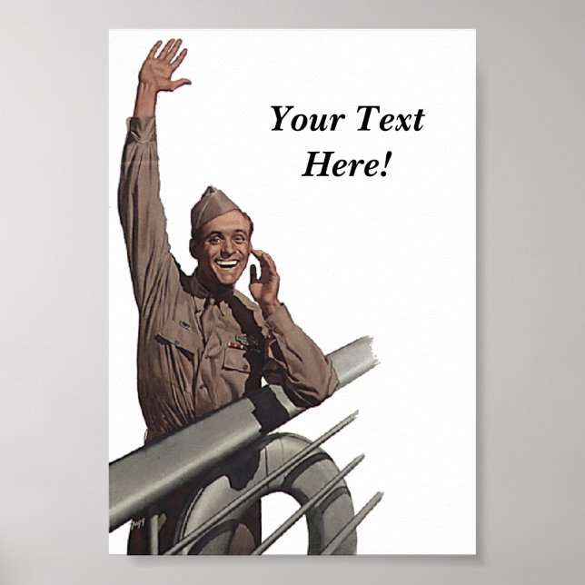 Vintag Sailor Shout Poster (Vorne)