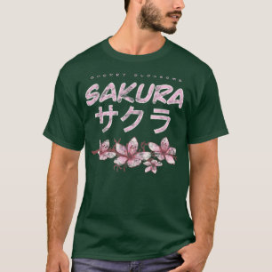 Vintag Sakura Blume Cherry Blossom Tag Japanisch T-Shirt