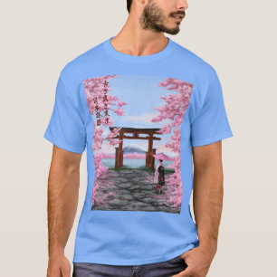 Vintag Sakura Cherry Blossom T-Shirt