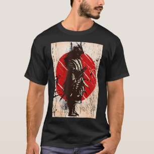 Vintag Samurai Warrior Bushido Code Japanischer Sc T-Shirt