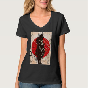 Vintag Samurai Warrior Bushido Code Japanischer Sc T-Shirt