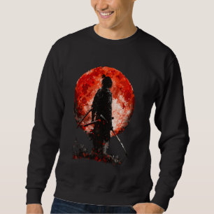 Vintag Samurai Warrior Retro Japanisch Bushido Fig Sweatshirt