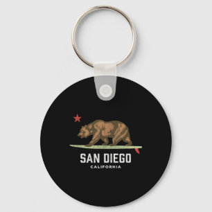 Vintag San Diego California Bärensurfboys Gir Schlüsselanhänger