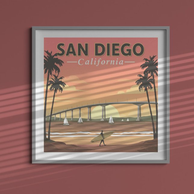 Vintag San Diego Kalifornien Poster (Von Creator hochgeladen)