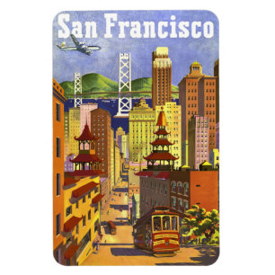 Vintag San Francisco Magnet