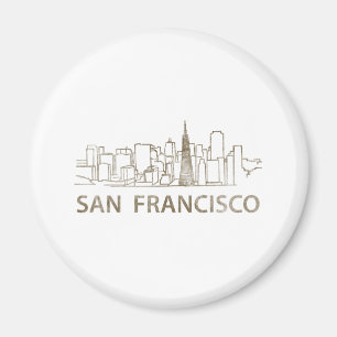 Vintag San Francisco Magnet