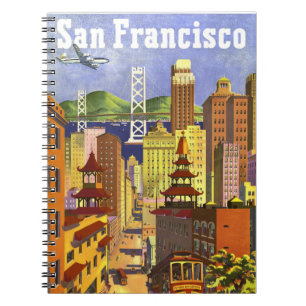 Vintag San Francisco Notizblock
