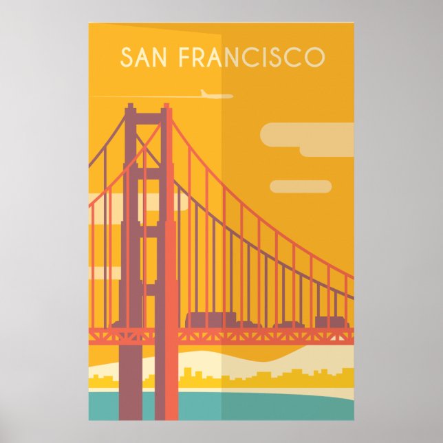 Vintag San Francisco Poster (Vorne)