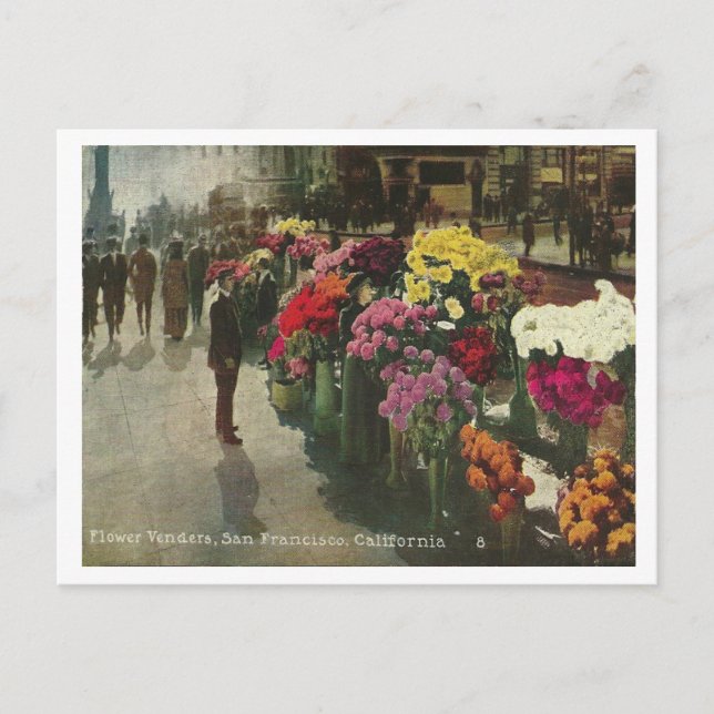 Vintag San Francisco Postkarte (Vorderseite)