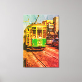 Vintag San Francisco Streetcar Leinwanddruck