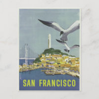 Vintag San Francisco Travel Postcard