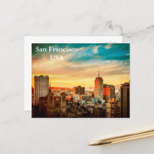 Vintag San Francisco USA Reisen Tourismus Postkarte