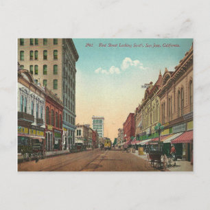Vintag San Jose California Postkarte
