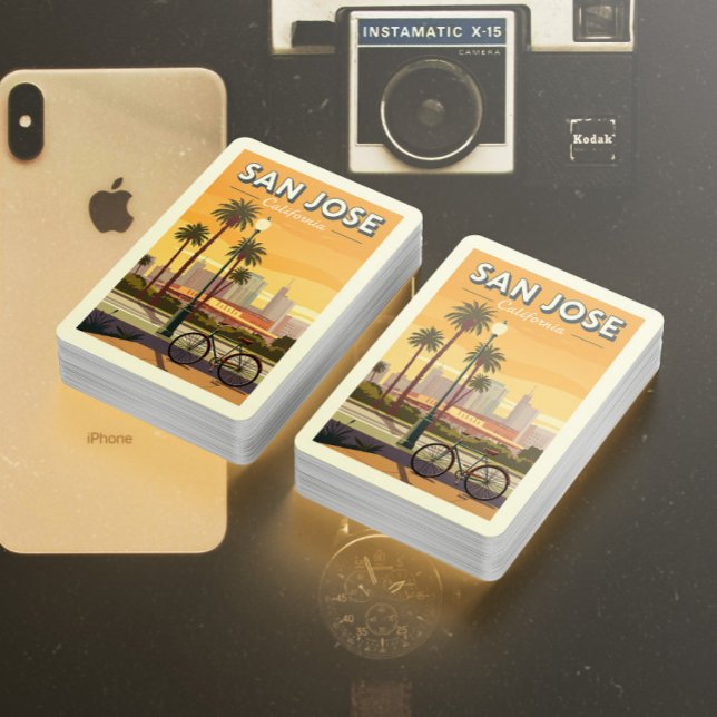 Vintag San Jose California Spielkarten (Von Creator hochgeladen)