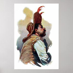Vintag Sancho Panza Don Quixote Poster
