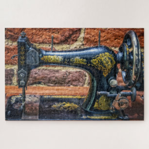 Vintag Sänger Nähen Jigsaw Puzzle