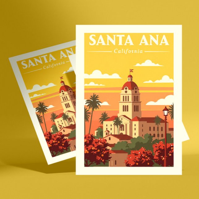 Vintag Santa Ana Kalifornien Postkarte (Von Creator hochgeladen)