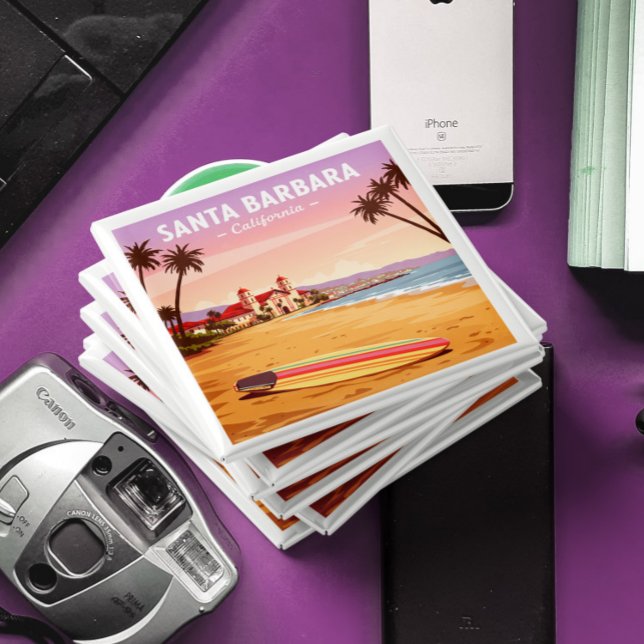 Vintag Santa Barbara California Magnet (Von Creator hochgeladen)