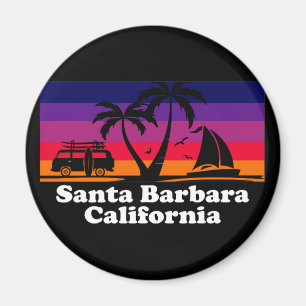 Vintag Santa Barbara California Magnet