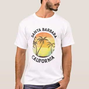 Vintag Santa Barbara California Retro 70er 80er Su T-Shirt