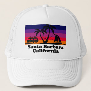 Vintag Santa Barbara California Truckerkappe