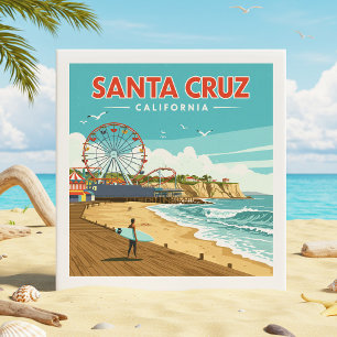 Vintag Santa Cruz Kalifornien Fliese