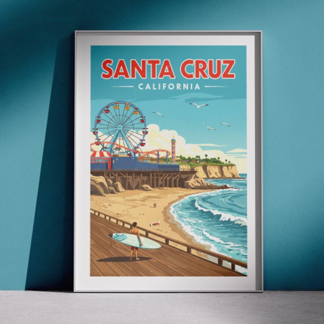 Vintag Santa Cruz Kalifornien Poster (Von Creator hochgeladen)
