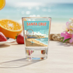 Vintag Santa Cruz Kalifornien Schnapsglas