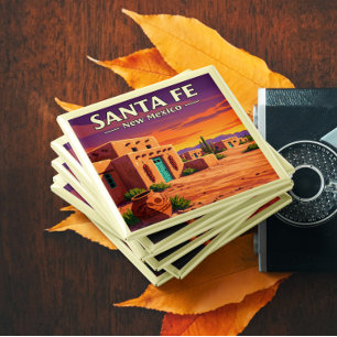 Vintag Santa Fe New Mexico Magnet