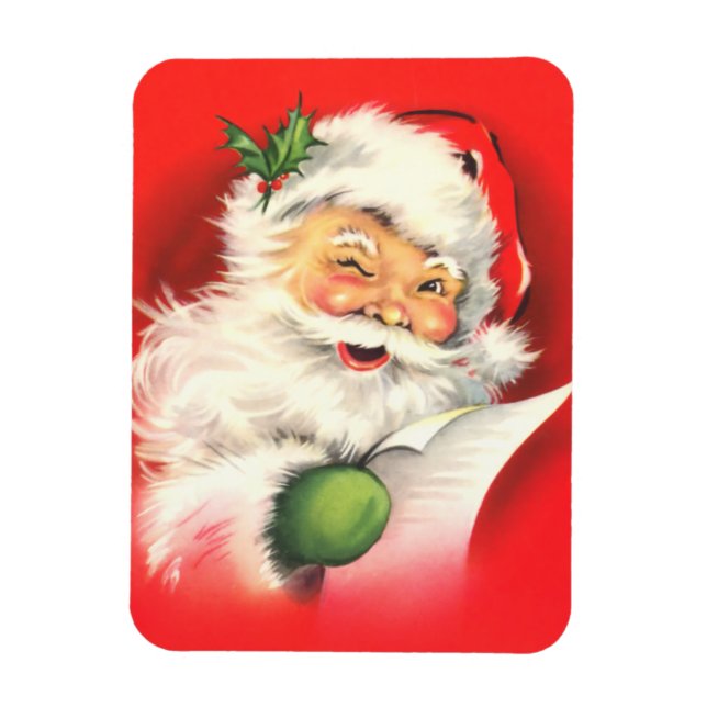 Vintag Santa Flex Magnet (Vertikal)
