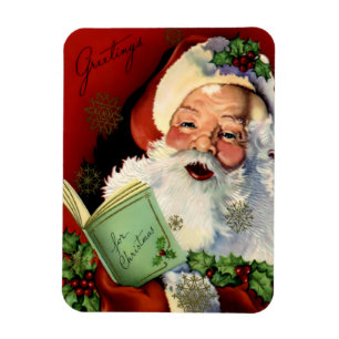 Vintag Santa Flex Magnet