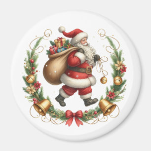 Vintag Santa Magnet