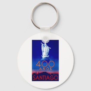Vintag Santiago Schlüsselanhänger