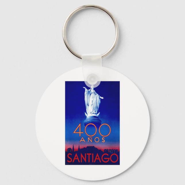 Vintag Santiago Schlüsselanhänger (Vorderseite)