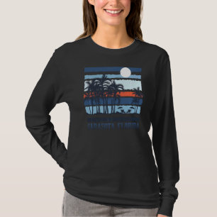 Vintag Sarasota Florida Summer Travel 80er Beach S T-Shirt