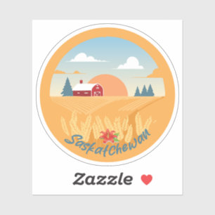 Vintag Saskatchewan Aufkleber