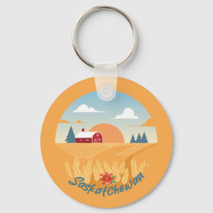 Vintag Saskatchewan Schlüsselanhänger