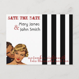 Vintag Save the Date Postkarten