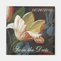 Vintag Save the Date! Viktorianische Tulip Blume