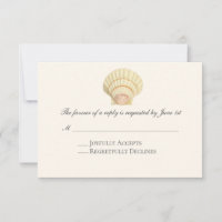Vintag Scallop Single Seashell Wedding